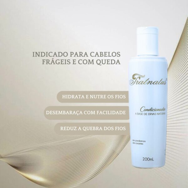 Trio para Crescimento, AntiQueda + Nutrição (1 shampoo + 1 condicionador + 1 mascara) cada um 200ML - Image 4