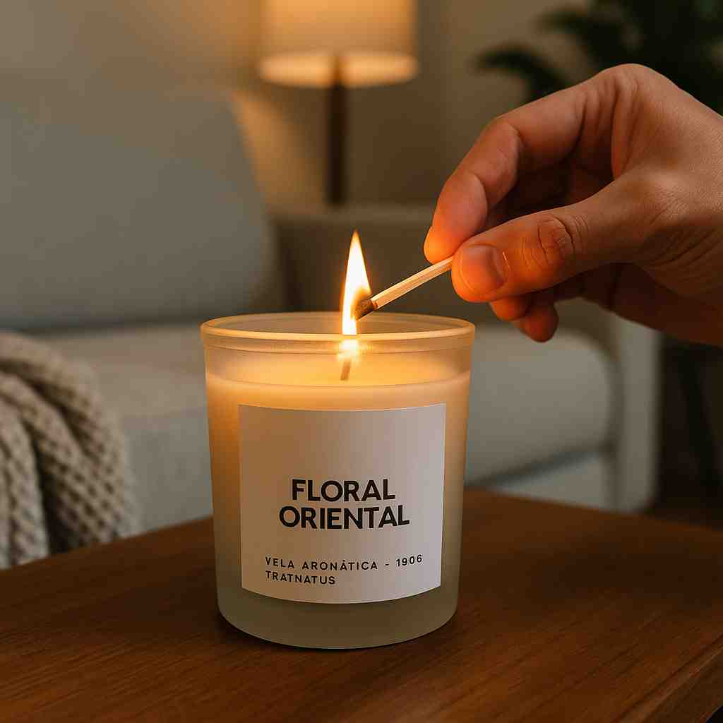 Vela Aromática - 150g - Floral Oriental - Imagem 3