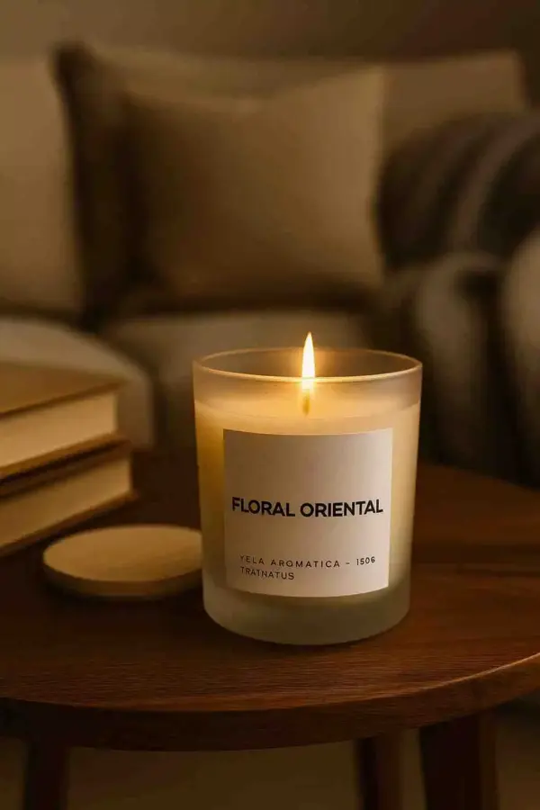 Vela Aromática - 150g - Floral Oriental - Imagem 2